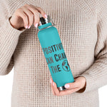 Load image into Gallery viewer, Positivity Can Change The World 22oz Vacuum Insulated Bottle

