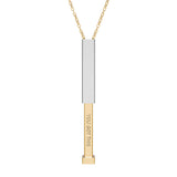 ”You Got This” Hidden Sliding Message Necklace
